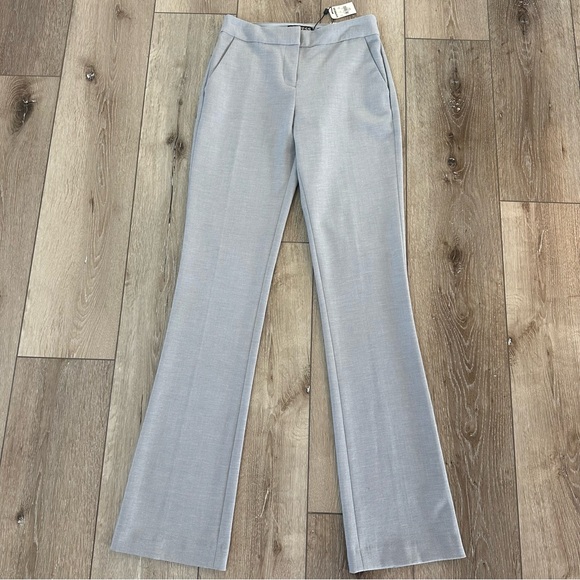 Express Pants - NWT Express Light Gray Columnist Pants Mid Rise Dress Pants Straight Leg 00R
